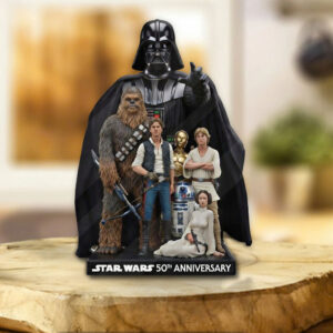 Star Wars 50th Anniversary Custom Shape Acrylic Plaque - TMTHU4183