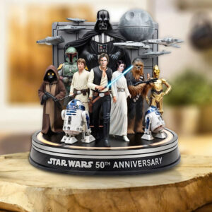 Star Wars 50th Anniversary Custom Shape Acrylic Plaque - TMTHU4766