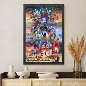 Star Wars 50th Anniversary Rectangle Canvas With Inner Frame - HOATT16537