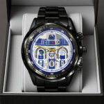 Star Wars x R2-D2 Black Stainless Steel Watch – GNE5702