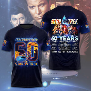 Star Trek 60th Anniversary 2026 3D Apparel - TMTHU4443