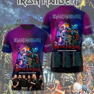 Iron Maiden 3D Apparel - TMTHU4452