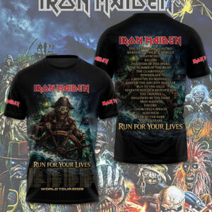 Iron Maiden 2026 World Tour 3D Apparel - TMTHU4547