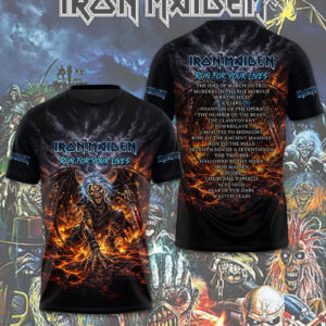 Iron Maiden 2026 World Tour 3D Apparel - TMTHU4565