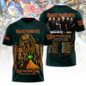 Iron Maiden Tour 2026 3D Apparel - TANTN21340