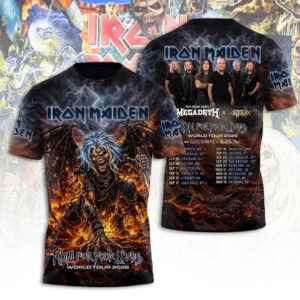 Iron Maiden Tour 2026 3D Apparel - TANTN21364