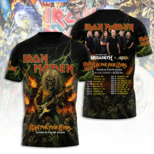 Iron Maiden Tour 2026 3D Apparel - TANTN21368