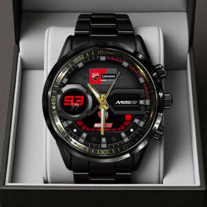 Ducati Lenovo Team x Marc Márquez Black Stainless Steel Watch - TANTN21373