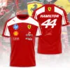 Scuderia Ferrari F1 Team x Lewis Hamilton 2026 3D Apparel - TANTN21376