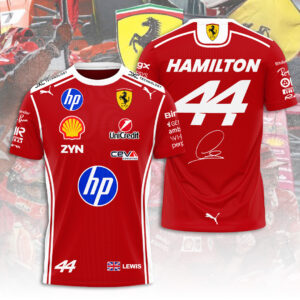 Scuderia Ferrari F1 Team x Lewis Hamilton 2026 3D Apparel - TANTN21377
