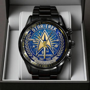 Star Trek 60th Anniversary 2026 Black Stainless Steel Watch - TANTN21385