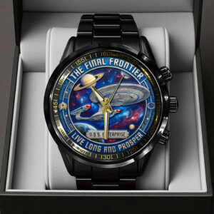 Star Trek 60th Anniversary 2026 Black Stainless Steel Watch - TANTN21387
