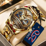 America250 Alloy Luxury Quartz Watch – TANTN21409