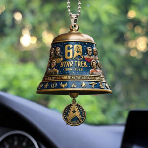 Star Trek 60th Anniversary Custom shape 2-sided Acrylic Car Ornament - TANTN21421