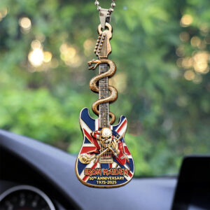 Iron Maiden 50th Anniversary Custom shape 2-sided Acrylic Car Ornament - TATNTN21427
