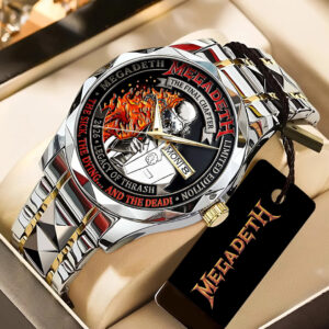 Megadeth Alloy Luxury Quartz Watch - TANTN21457
