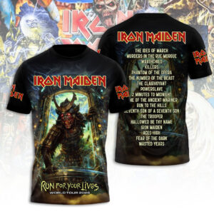 Iron Maiden Tour 2026 3D Apparel - TANTN21469