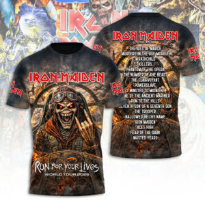 Iron Maiden Tour 2026 3D Apparel - TANTN21471