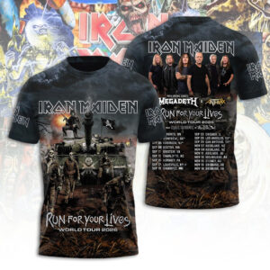 Iron Maiden Tour 2026 3D Apparel - TANTN21474