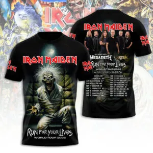 Iron Maiden Tour 2026 3D Apparel - TANTN21491