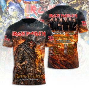 Iron Maiden Tour 2026 3D Apparel - TANTN21509