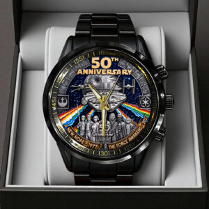 Star Wars 50th Anniversary Black Stainless Steel Watch - TANTN21523