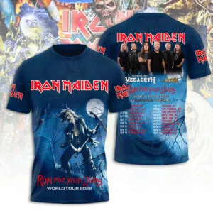 Iron Maiden Tour 2026 3D Apparel - TANTN21533