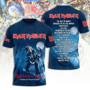 Iron Maiden Tour 2026 3D Apparel - TANTN21534