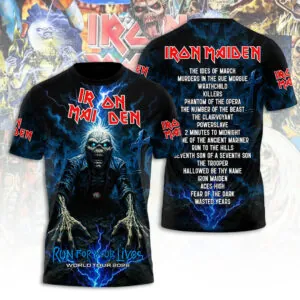 Iron Maiden Tour 2026 3D Apparel - TANTN21536