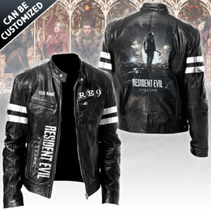 Personalized Resident Evil Requiem Motorcycle Leather Jacket - TANTN21625