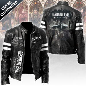 Personalized Resident Evil Requiem Motorcycle Leather Jacket - TANTN21626