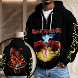 Iron Maiden 3D Unisex Waffle Hoodie - TANTN21645