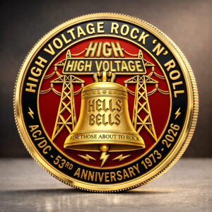 AC/DC 53rd Anniversary Commemorative Coin - TANTN21649