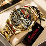 Indian Motorcycle 125th Anniversary Alloy Luxury Quartz Watch – TANTN21653