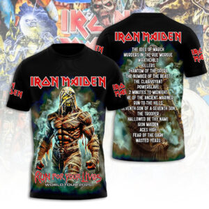 Iron Maiden Tour 2026 3D Apparel - TANTN21661