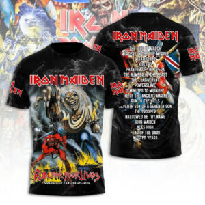 Iron Maiden Tour 2026 3D Apparel - TANTN21663