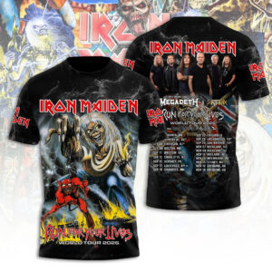 Iron Maiden Tour 2026 3D Apparel - TANTN21664