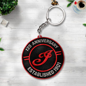Indian Motorcycle 125th Anniversary Custom Shape 2-sided Keychain - TANTN21681