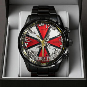 Resident Evil Black Stainless Steel Watch - TANTN21689