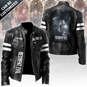 Personalized Resident Evil Requiem Motorcycle Leather Jacket - TANTN21706