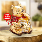 Personalized Winnie-the-Pooh 100th Anniversary Custom Shape Acrylic Plaque – TANTN21708