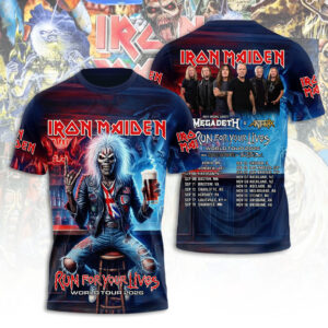 Iron Maiden Tour 2026 3D Apparel - TANTN21714