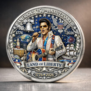 America250 x Elvis Presley Commemorative Coin - TANTN21744