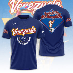 Venezuela 2026 World Baseball Classic Champions 3D Apparel - TANTN21751