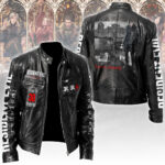 Resident Evil Requiem Motorcycle Leather Jacket – TANTN21755