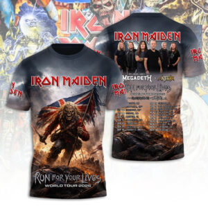 Iron Maiden Tour 2026 3D Apparel - TANTN21769