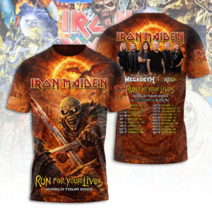 Iron Maiden Tour 2026 3D Apparel - TANTN21812