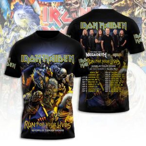 Iron Maiden Tour 2026 3D Apparel - TANTN21830