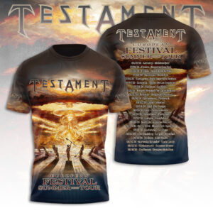 Testament Tour 2026 3D Apparel - TANTN21862
