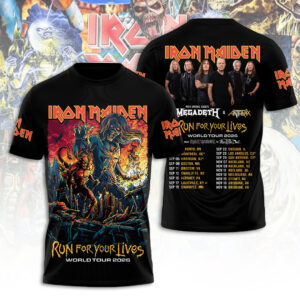 Iron Maiden Tour 2026 3D Apparel – TANTN21933